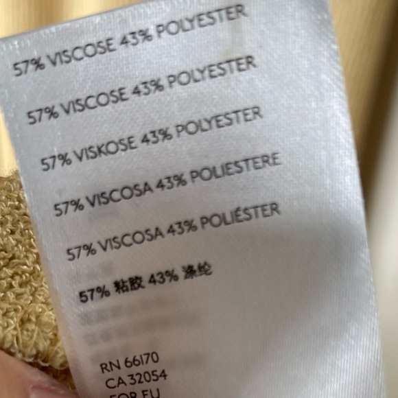 Free People Yellow Montauk Maxi Sweater Dress SM NWOT - Picture 9 of 9